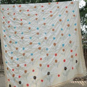 SKU_AKK-20 | হ্যান্ডমেড নকশি কাঁথা ও বেডশিট (Customizable Cotton Collection)