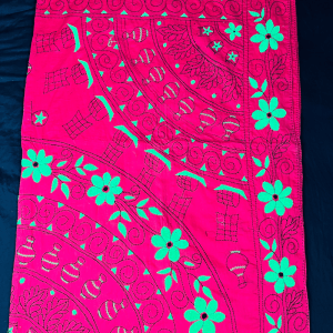 SKU_AKK-55 | Royal King Size Floral Nokshi Kantha