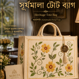 সূর্যমালা Floral Tote Bag