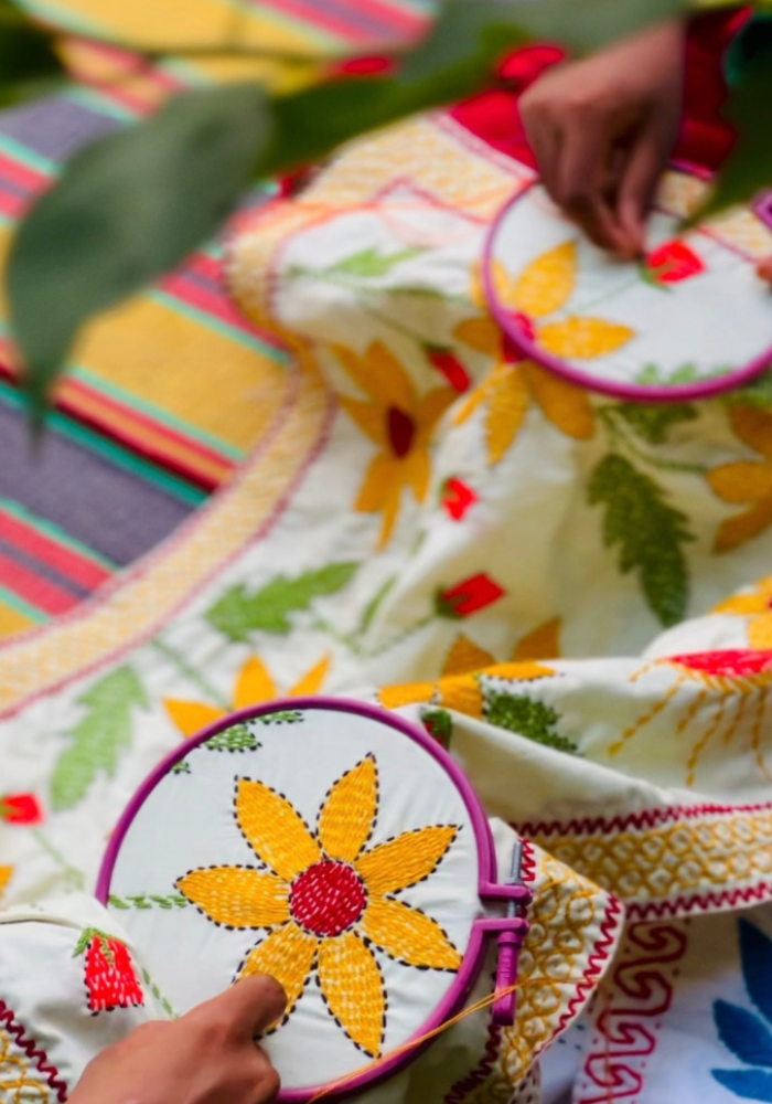 ๐ธ Suisuta Baby Premium Nakshi Kantha โ Handmade Cotton Baby Comfort Blanket | Traditional Butterfly & Flower Design | Soft Double Layer Baby Wrapper & Bed Cover ๐ฟ - Image 4