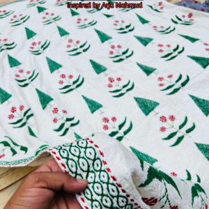 Gram Bangla Handmade Nakshi Kantha – 7×8 Feet King Size Family Kantha