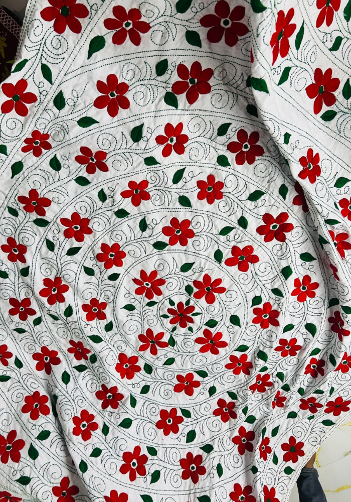 Suisuta Handmade | ২০১৮ King Size Fast Model Nakshi Kantha - Image 8