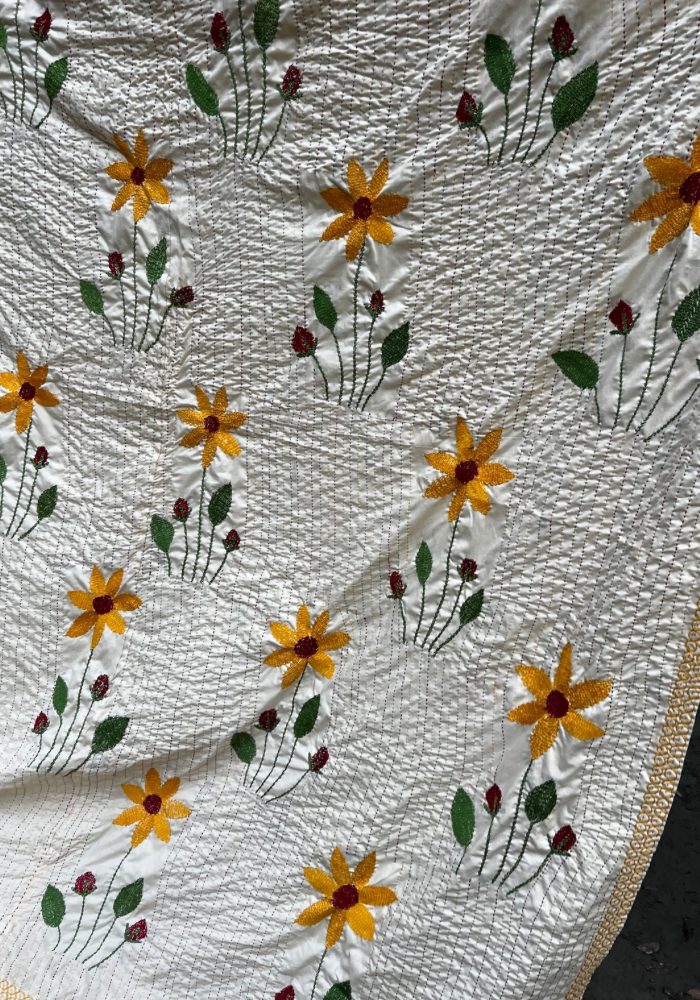 Suisuta Handmade R1-009 | Premium Floral Nakshi Kantha – Booking Offer - Image 4