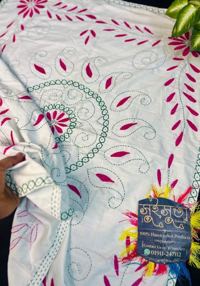 Suisuta Handmade Baby Nakshi Kantha | হাতে তৈরি বেবি নকশী কাঁথা – SBPK 1-098 - Image 3