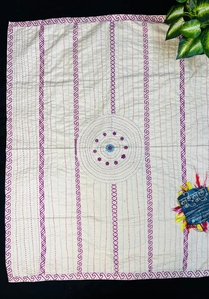 Suisuta Handmade Baby Nakshi Kantha | বেবি নকশী কাঁথা – SBP 1-099 - Image 2