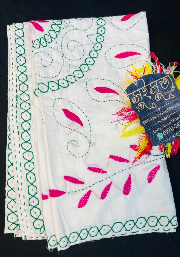 Suisuta Handmade Baby Nakshi Kantha | হাতে তৈরি বেবি নকশী কাঁথা – SBPK 1-098 - Image 2