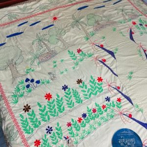 Suisuta Handmade নকশী কাঁথা | সম্পূর্ণ হাতে তৈরি কিং সাইজ – SNK 1-001