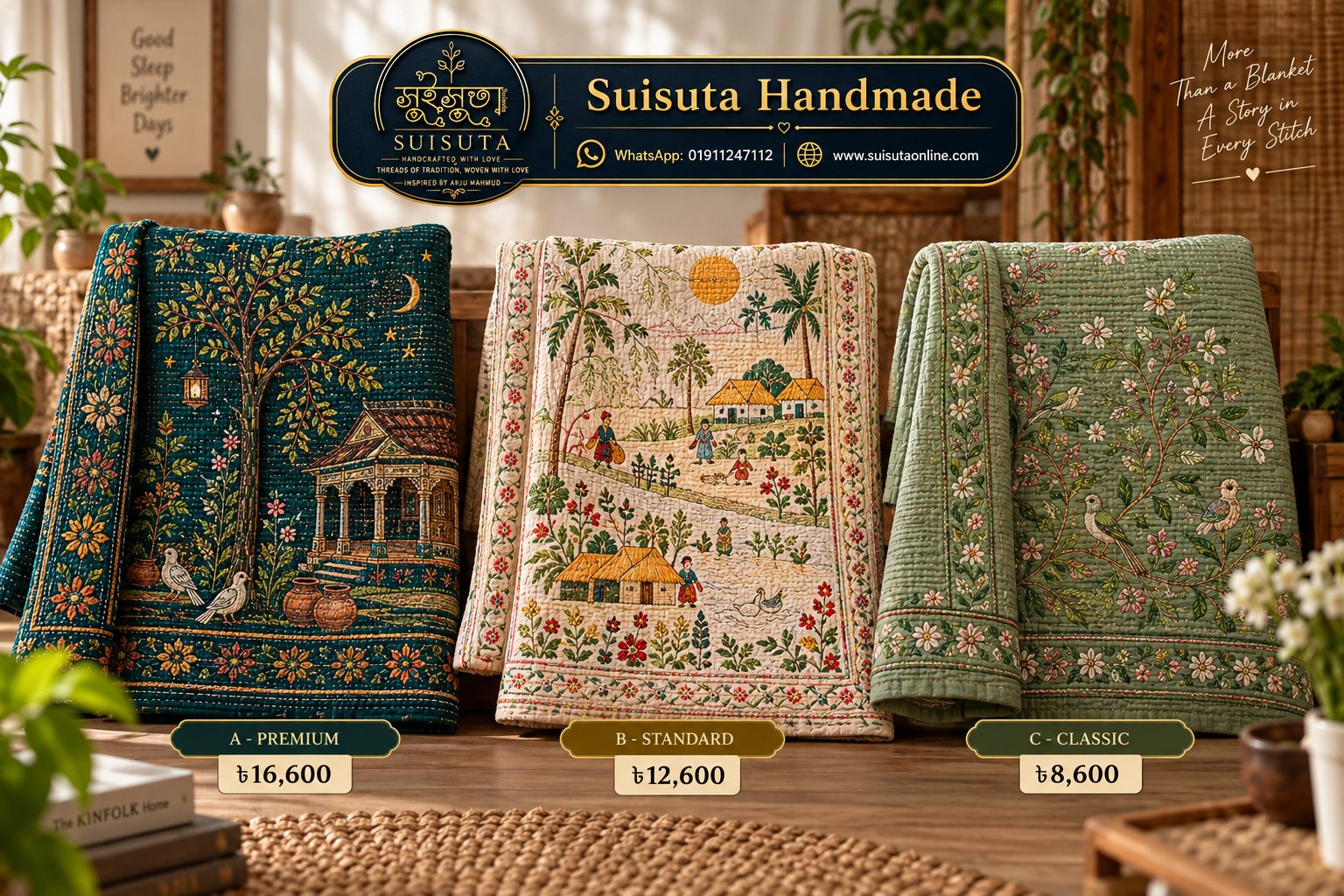 Village Story Handmade Collection – Custom Nakshi Design - Image 5